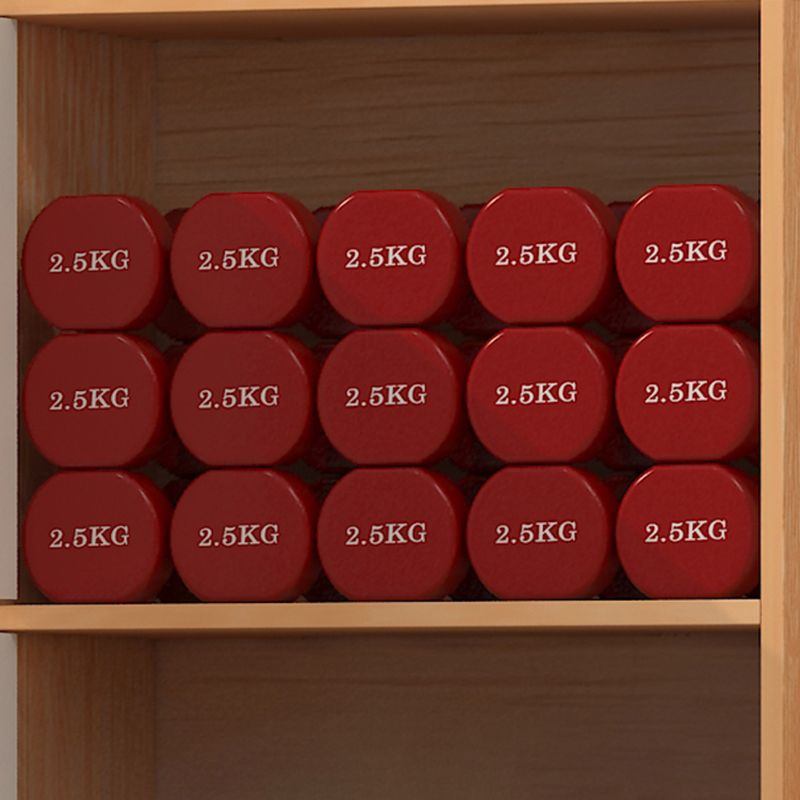 Modem Bookcase Engineered Wood Standard Bookshelf with Doors