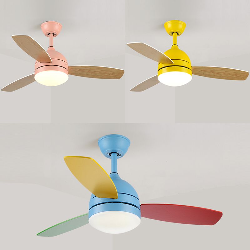 Lámpara de ventilador de techo de jardín de domos LED SEMI SEMI SEMPLIS