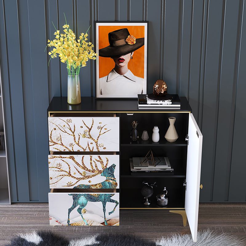 14.04-inch Width Classic Glam Storage Chest Solid Wood Storage Chest Dresser