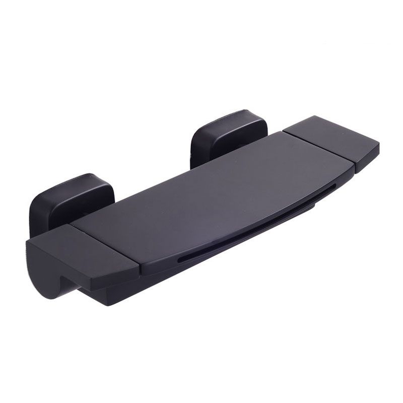 Modern Bathroom Faucet Copper Wall Mount Waterfall with Handheld Shower Tub Spouts