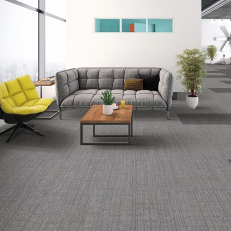 Carpet Tile Fade Resistant Non-Skid Solid Color Self-Stick Carpet Tiles Bedroom