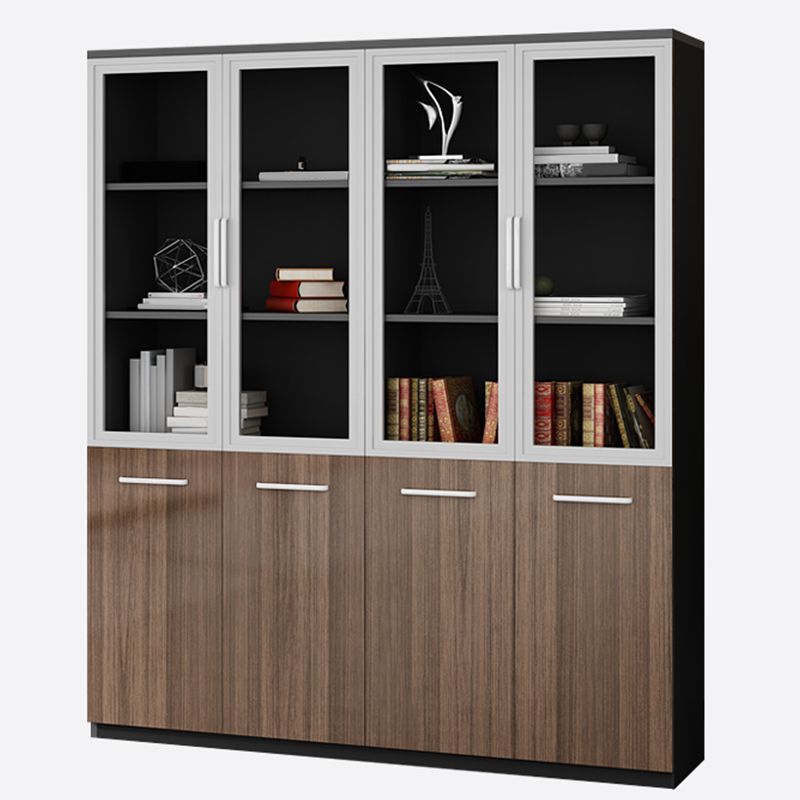 Traditional File Cabinet Wooden Vertical Filing Cabinet with Shelves