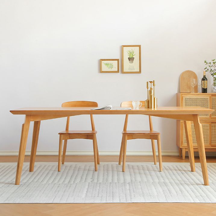 Modern 1/3/5/7 Pieces Dining Set Rectangle Pine Wood Dining Table for Dining Room