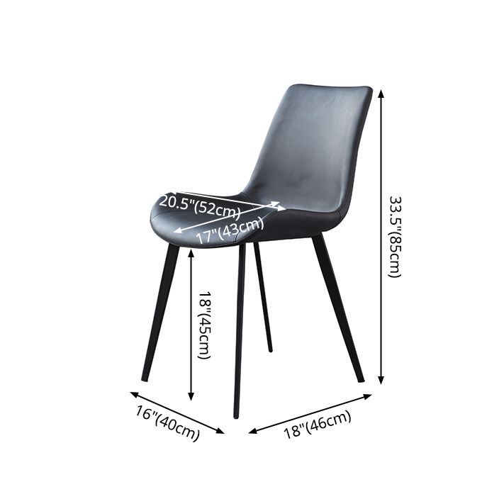 Contemporary Dining Chair of 16" Wide Sponge Upholstered Side Chair for Home