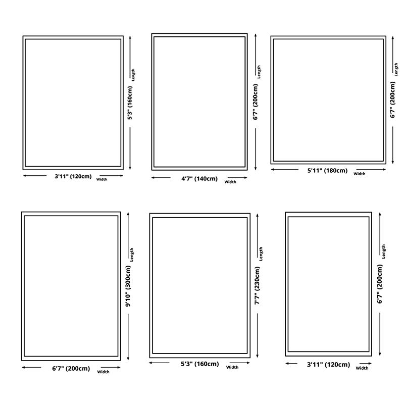 White Tone Casual Area Rug Polyester Lines Print Rug Non-Slip Backing Indoor Rug for Living Room