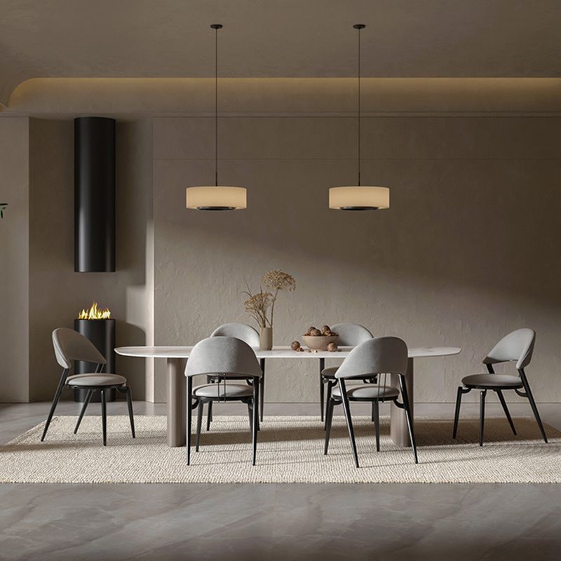 Industrial Side Chair Open Back Dining Room Chair for Dining Room