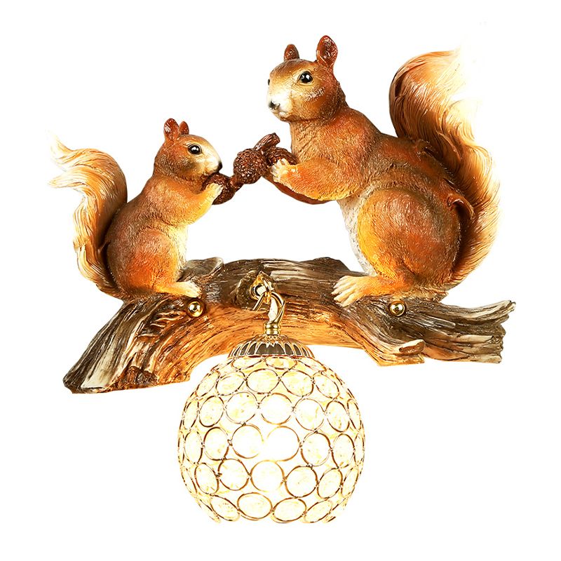 Modern Style Ball Sconce Light Fixtures Metal 1 Light Wall Lighting Ideas