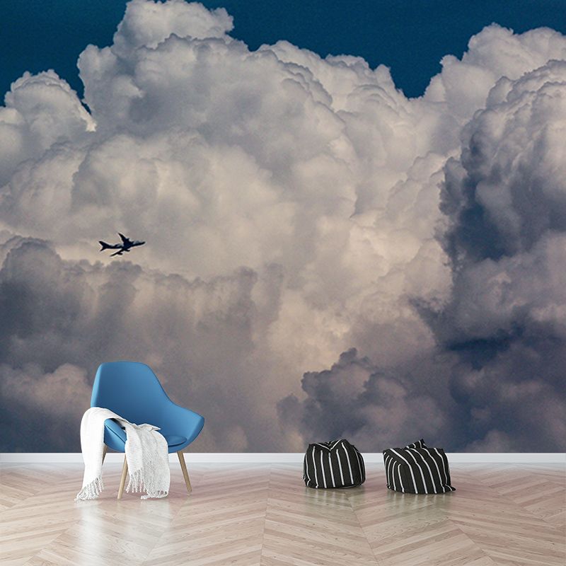 Beautiful Scenery Mural Sky Mildew Resistant for Kitchen Wall Decor