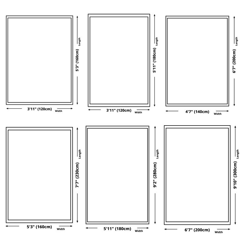 Nostalgie Indoor Teppich Floraldruck Mitte des Jahrhunderts Teppich Polyester Nicht-Schlupf-Rückschlag Teppich für Wohnzimmer