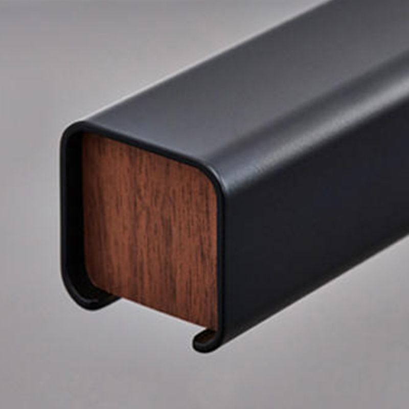 Lámparas modernas de la isla rectangular de la isla de 1 cabeza de lámpara colgante con sombra acrílica