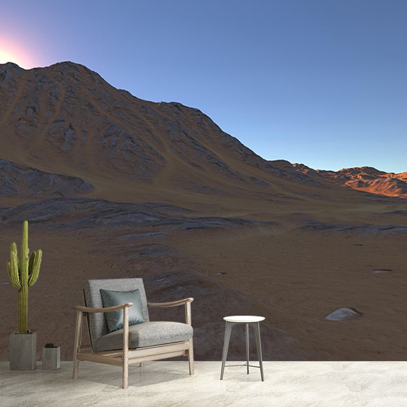 Natural Scene Contemporary Style Desert Wall Mural Mildew Resistant Wall Covering