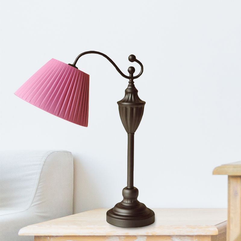 Traditionele vatvorm Studie Licht 1 lichte stof Taakverlichting in wit/blauw/groen voor slaapkamer