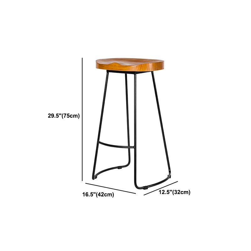 Luxury Rectangle Solid Wood Bar Table Set 1/7 Pieces Counter Table with Backless Stools