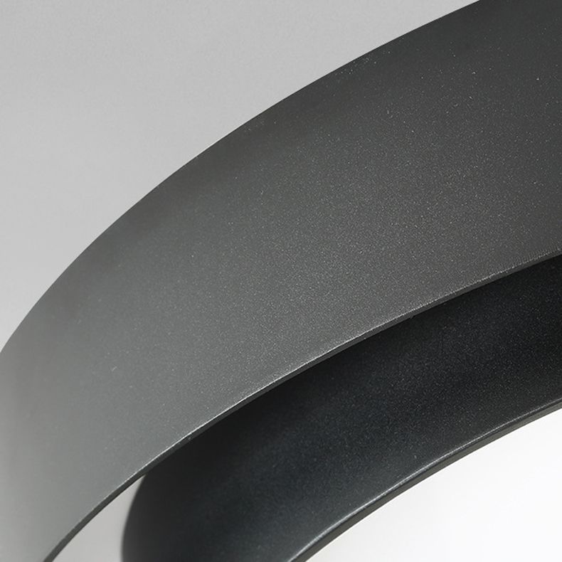 Gelakte ijzeren LED-plafondlamp in moderne minimalistische stijl, ronde inbouw van acryl