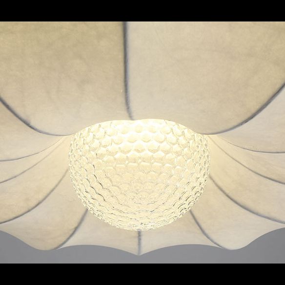 Stretch Silk Fabric Lantern Shade Pendant Light Style moderne MODERNE 3 LIGHTS ÉCLAIRAGE SUSPENSION POUR RABLÈME