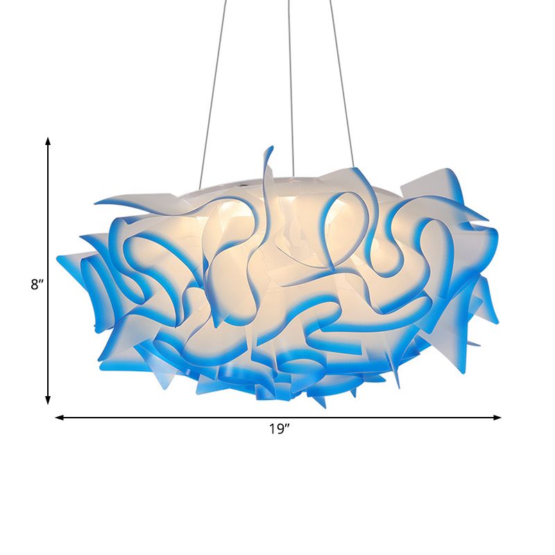 Blumengestaltung Anhänger Leicht Art Deco Acryl 1 hellrosa/orange/blaue Decke Anhänger für Esszimmer