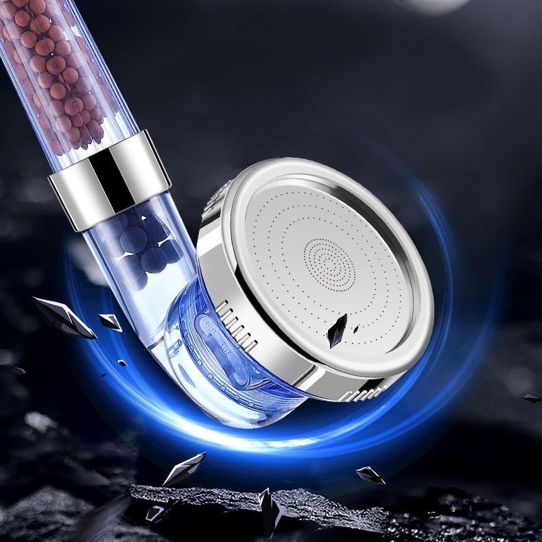 Shower Head Massage 3-Jet Round Adjustable Spray Pattern Shower Head Combo