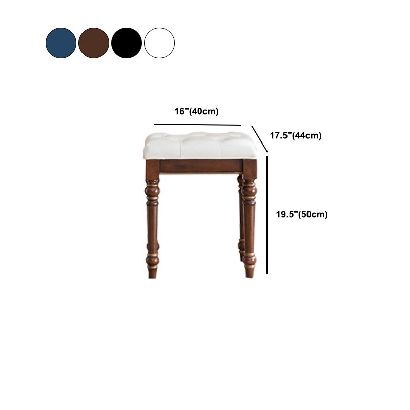 Victorian Makeup Vanity Table with Drawers and Stool for Bedroom