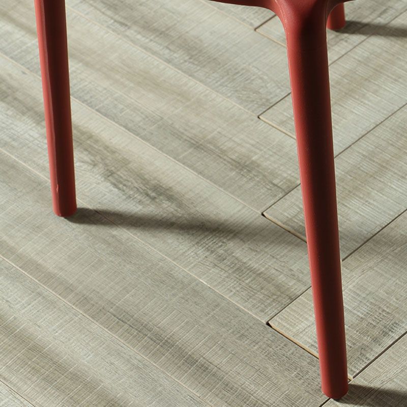 Sillas de comedor sin brazos con respaldo abierto escandinavo, silla lateral de plástico