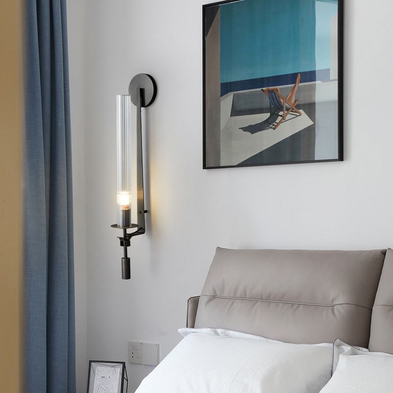 Industrial Wall Light Glass Shade Wall Light Sconce for Living Room