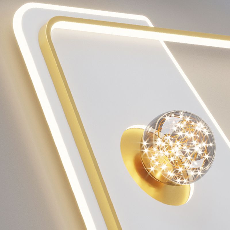 Gypsophila moderne plafondverlichting Metalen LED-plafondverlichtingsarmaturen voor inbouw