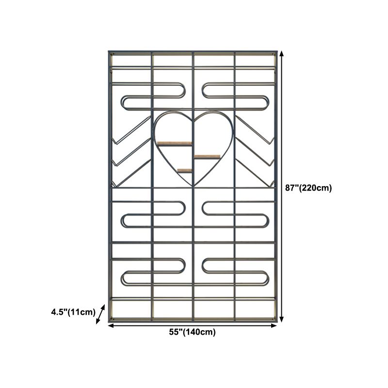 Industrial Floor Wine Rack Bottle Wine Rack Metal Bottle Holder in Black
