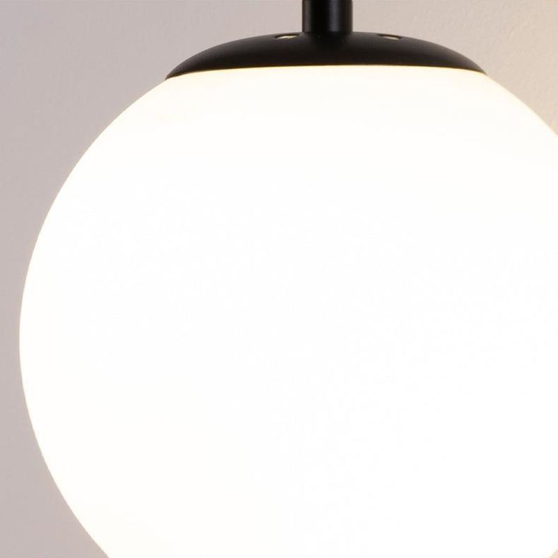 Ball Glass Shape Wall Light Modern Style 1-Light Wall Light Sconce