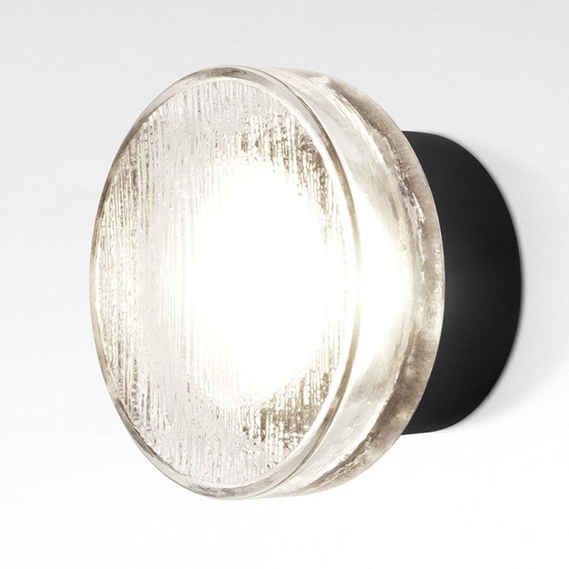 Nordic Style Vanity Light Circle Shape Vanity Lamp with Acrylic Shade for Shower Room