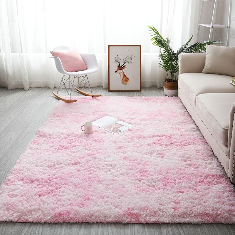 Minimalistische massive Shag-Fläche Teppich Polyester Innenteppich nicht rutschfest