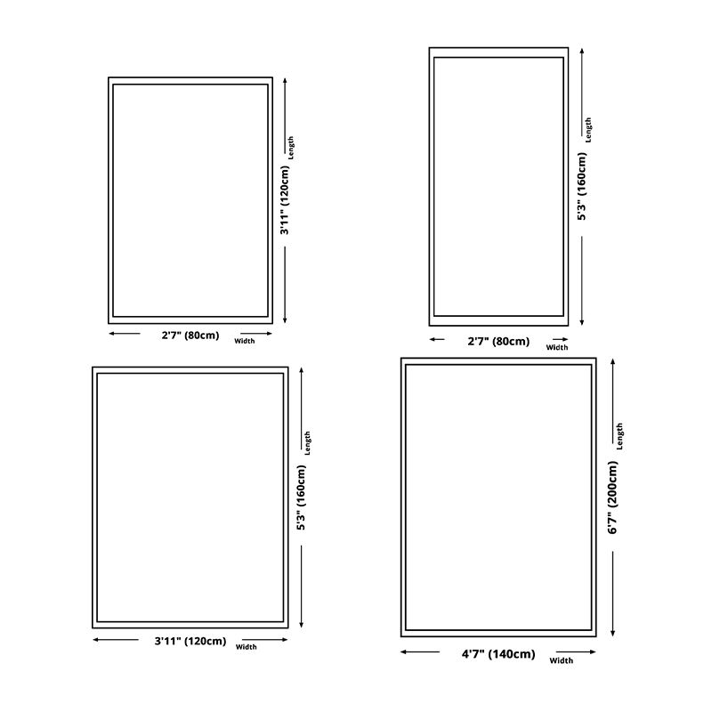 Apricot Modern Rug Blended Line Rug Non-Slip Backing Rug for Drawing Room