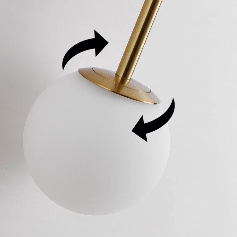 Glass Wall Lighting Contemporary 2 Lights Gold Sconce Lamp Fixture for Living Room