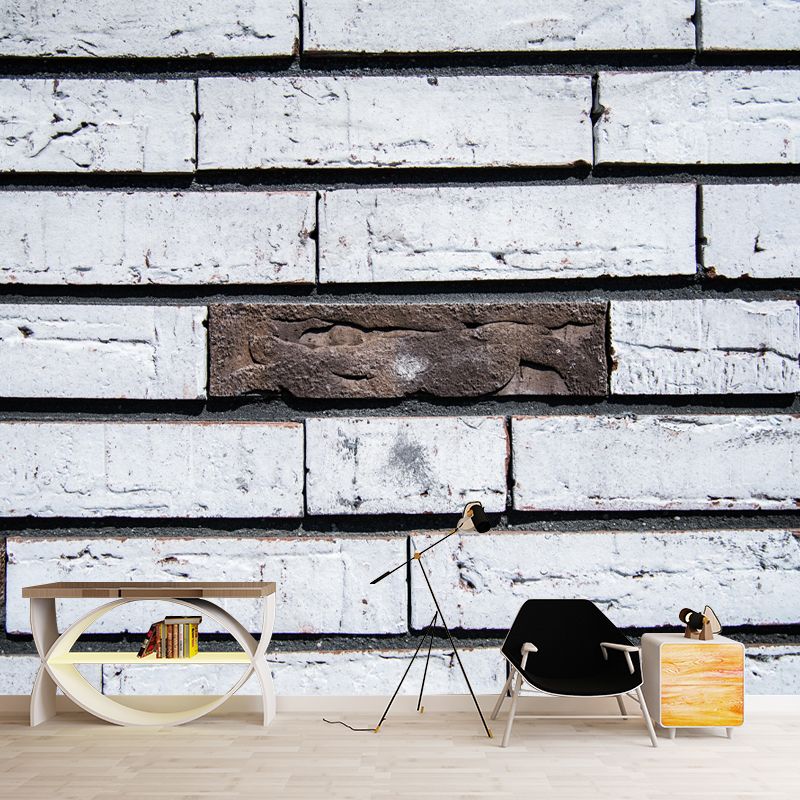 Customized Mildew Resistant Mural Wall Industrial Brick Wall Pattern Wall Covering