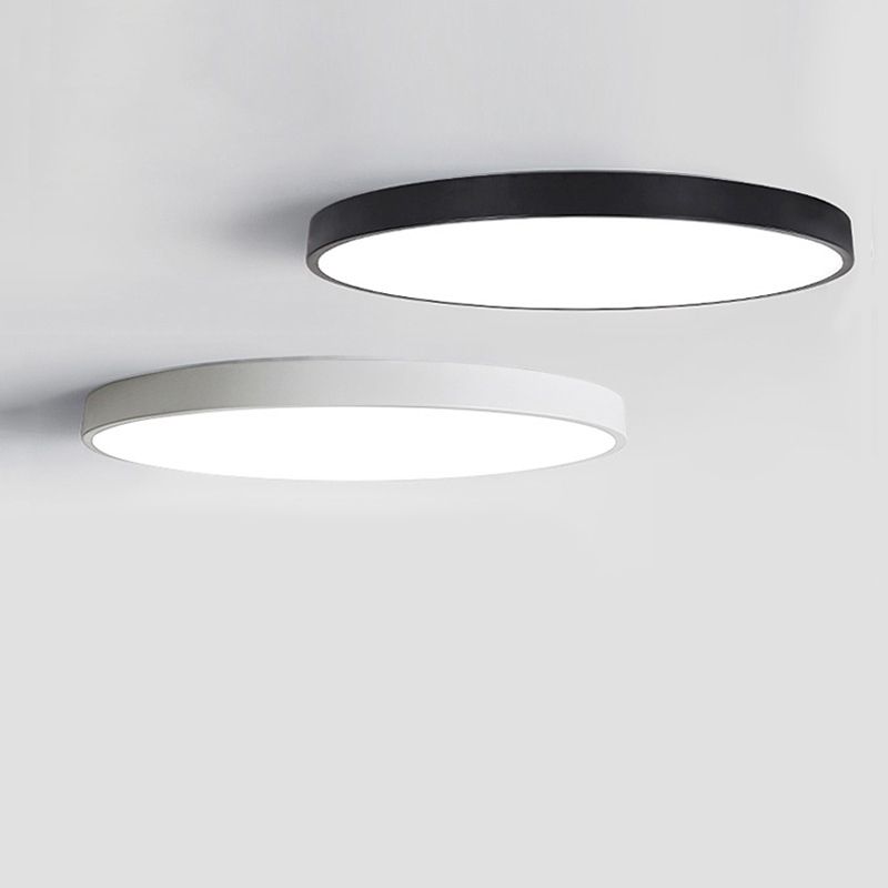 1-Light Round Flush Ceiling Lamps Modern Style Acrylic Flush Mount Ceiling Lighting Fixture