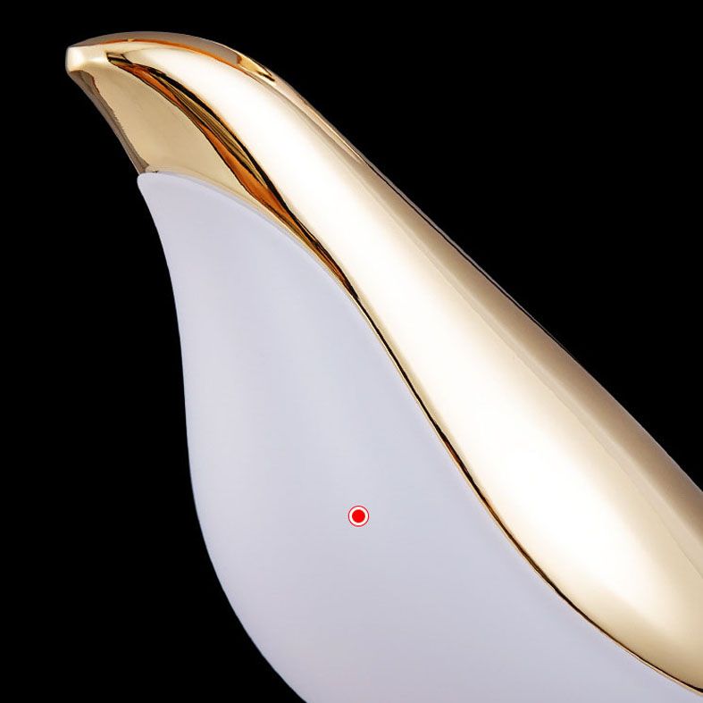 Contemporary Bird Gold Wall Light Sconces Acrylic Wall Mount Lamp for Living Room