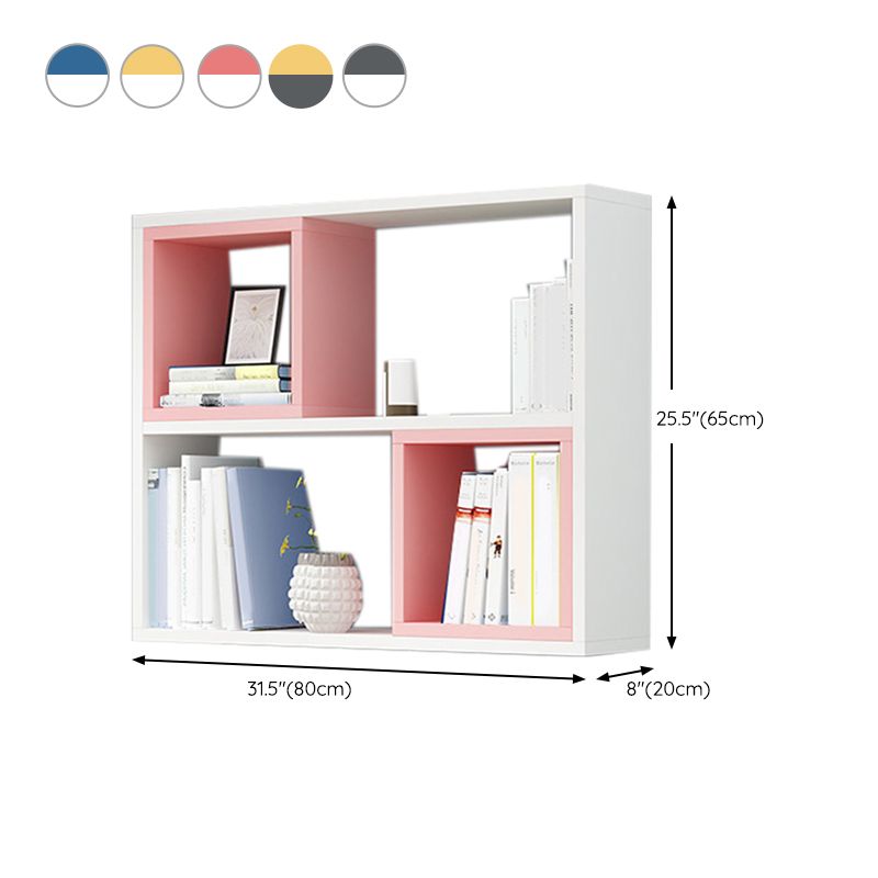 Modern Wall Mounted Wooden Bookshelf Floating Open Shelves Included Book Shelf for Home