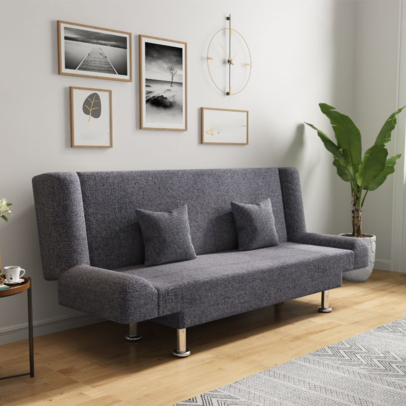 Modern Cotton Blend Sofa 23"W Back Armless Sofa for Living Room