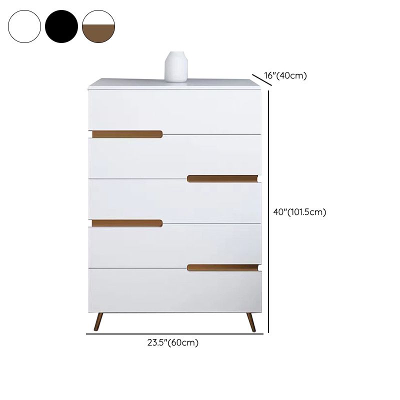 Modern Storage Chest Dresser 3/4/5 Drawers Storage Chest , 15.6-inch Width
