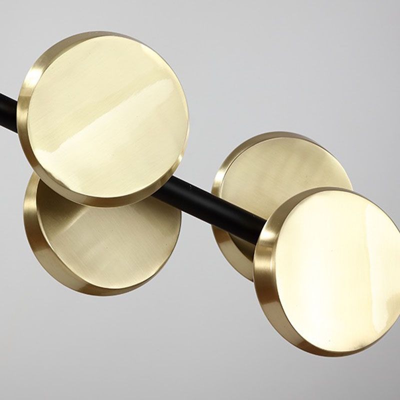 Postmodern Style LED Island Lamp Metal Dining Room Suspension Light Fixture