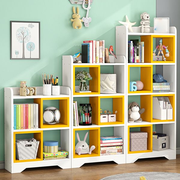 Modern Artificial Wood Bookcase Open Back Bookshelf for Any Room