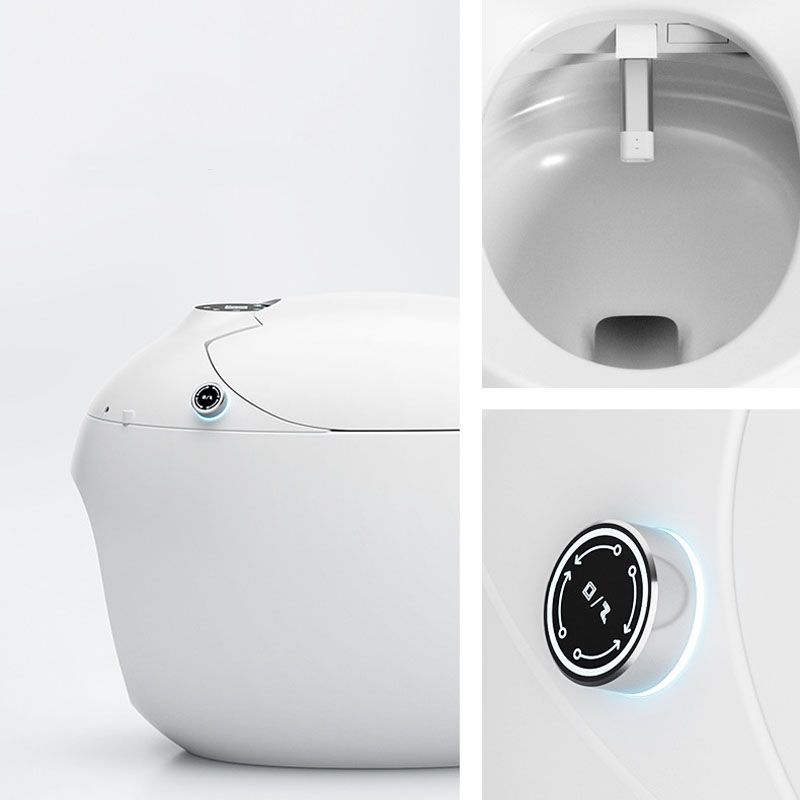 Modern Auto One Piece Toilet Siphon Jet Round Toilet with Sterilization Function