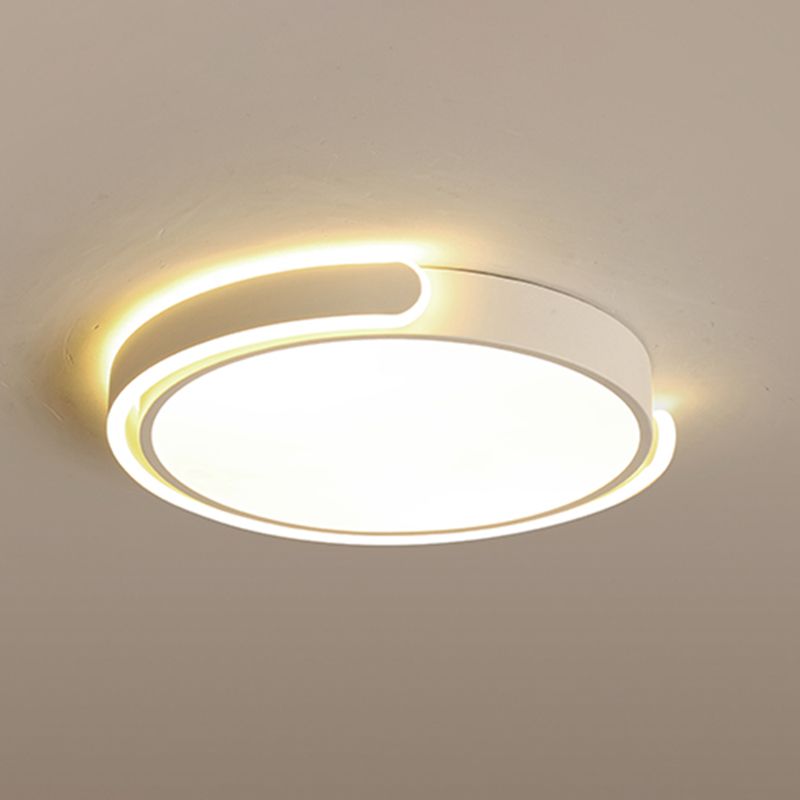 Lampe LED encastrée avec abat-jour en acrylique, plafonnier de Style moderne pour chambre à coucher