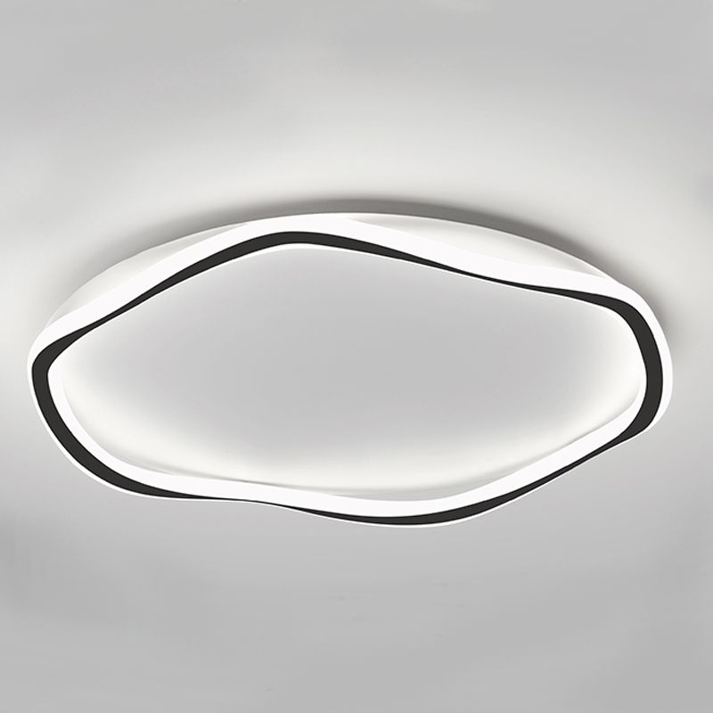 Plafonnier encastré contemporain Luminaire de plafond encastré géométrique