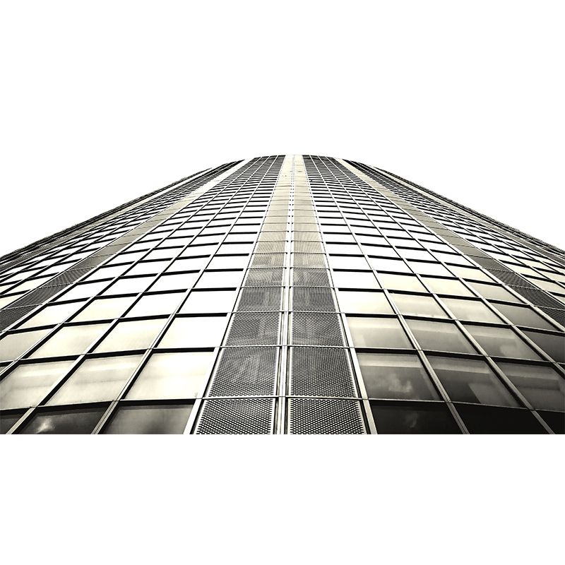 Vivid Building Wall Mural for Office Room, Moisture Resistant, Made to Measure