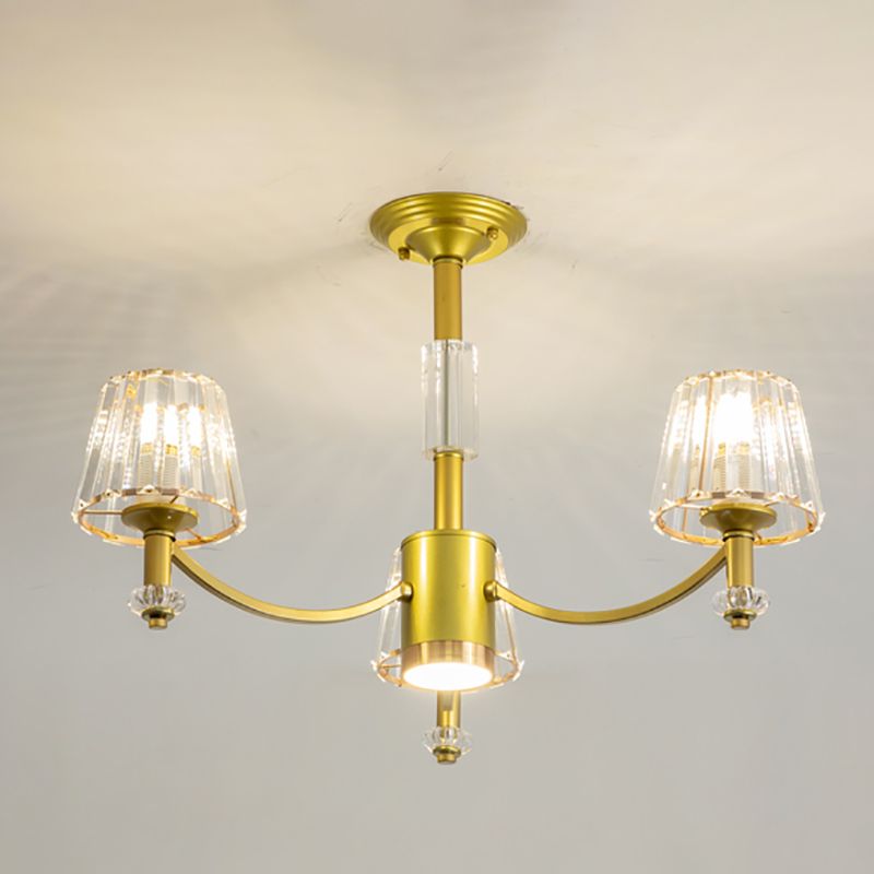 American Glass Chandelier Multi Light Chandelier Pendant for Dining Room