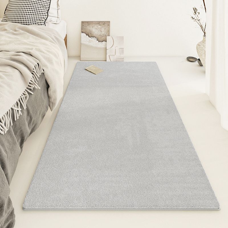 Tapis moderne gris Tapis de couleur de couleur unie à modernes pour le salon