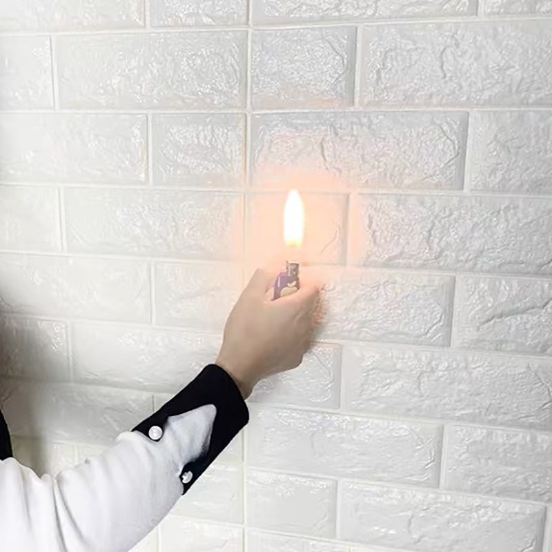 Backsplash Panels 3D Embossed Peel and Stick Wall Paneling for Living Room