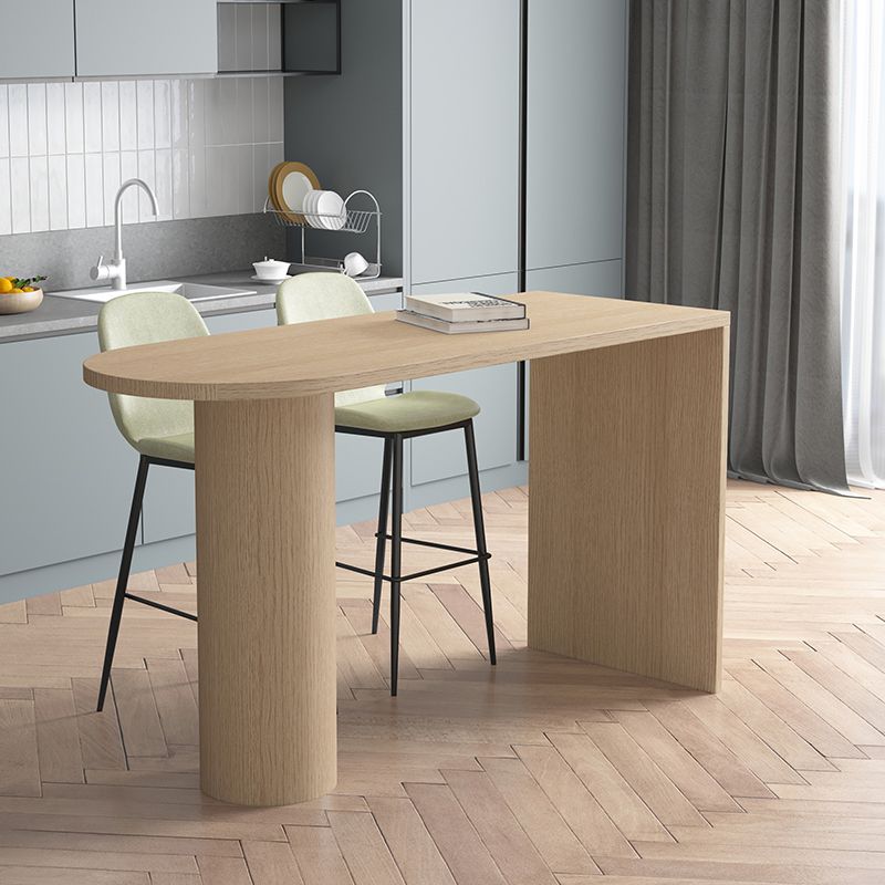 Industriel 41,3 "H TABLE DE BAR TABLE BISTRO SPÉCIALITÉ TABLE AVEC DOUBLE PIEDELLEMENT