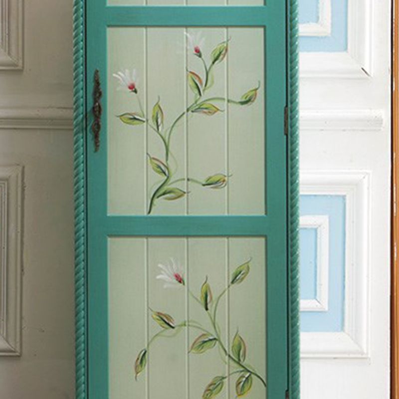 Coastal Storage Cabinet for Bedroom Matte Finish Birch Wood Cabinet