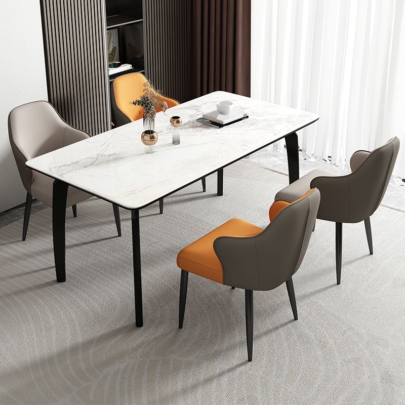 Modern Armrest Backrest Cushion Chair with Metal Legs for Hotel