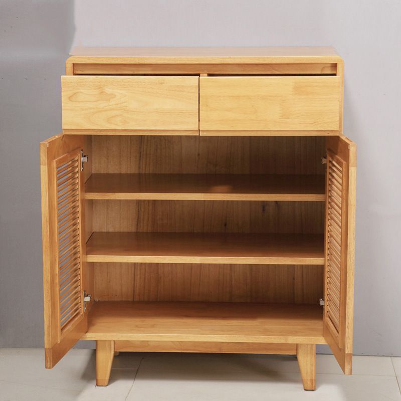 39.37" Tall 2 - Door Accent Cabinet Contemporary Wood Accent Cabinet